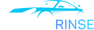 Luxury Rinse mobile car wash and detailing logo.